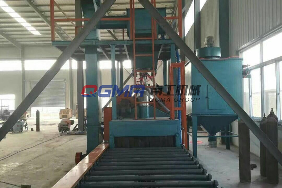 鋼板輥（gǔn）道通過式清理機